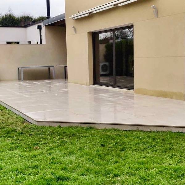 terrasse carrelage
